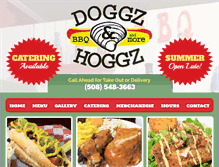 Tablet Screenshot of doggzhoggz.com